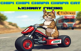 Chipi Chipi Chapa Chapa Kedi Otoyol yarışı
